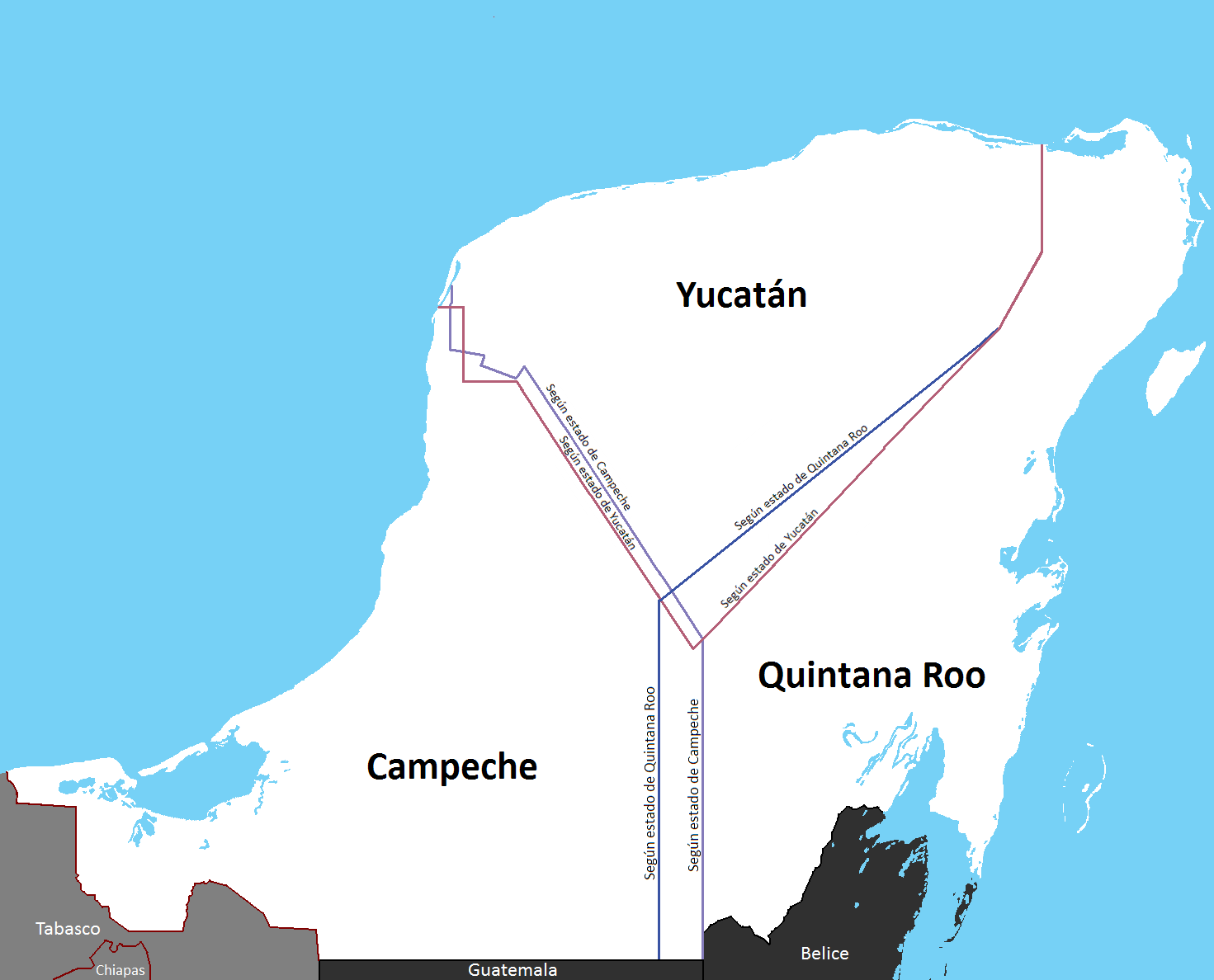 Conflicto_Limitrofe_Yucatan_Campeche_Quintana_Roo