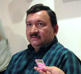 Roberto Olán, candidato de la alianza en Cozumel.