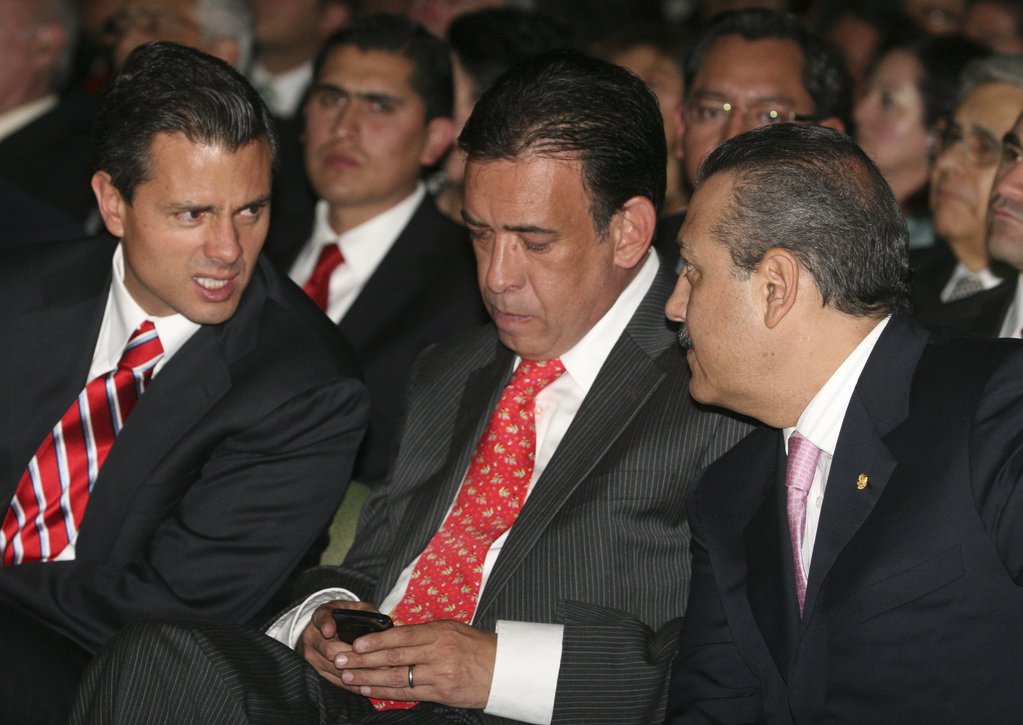 Enrique Peña Nieto, Humberto Moreira y Manlio Fabio Beltrones.