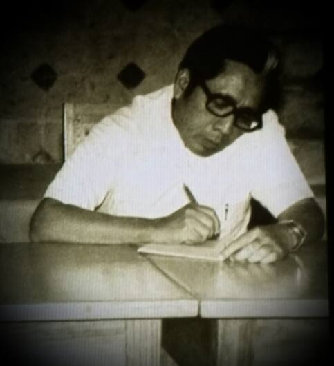 Fidelio Quintal Martín en 1983. Biblioteca Yucatanense, Archivo del Diario del Sureste.