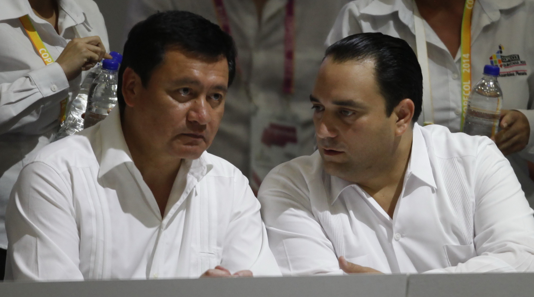 Miguel Ángel Osorio Chong y Roberto Borge.