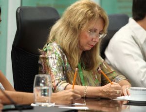 María Elba Carranza, directora del DIF.