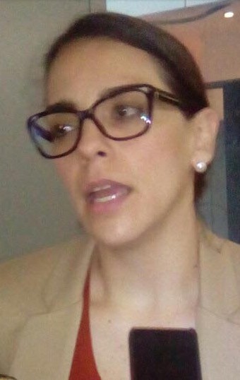 Andrea Domínguez, directora general del Centro de convenciones de Cancún.