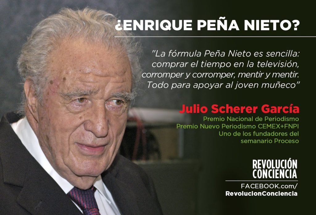 SE VA OTRO GRANDE DE MÉXICO: A los 88 años, fallece Julio Scherer García,  fundador de Proceso y maestro de periodistas - Noticaribe