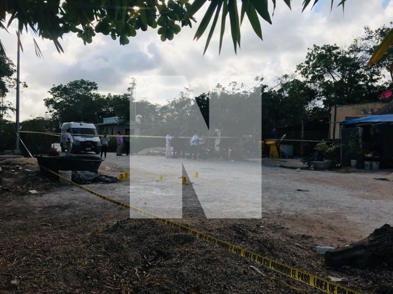 OTRO EJECUTADO EN TULUM: Matan a un hombre y dejan herido a uno más en ataque a balazos en la colonia Yaax Tulum