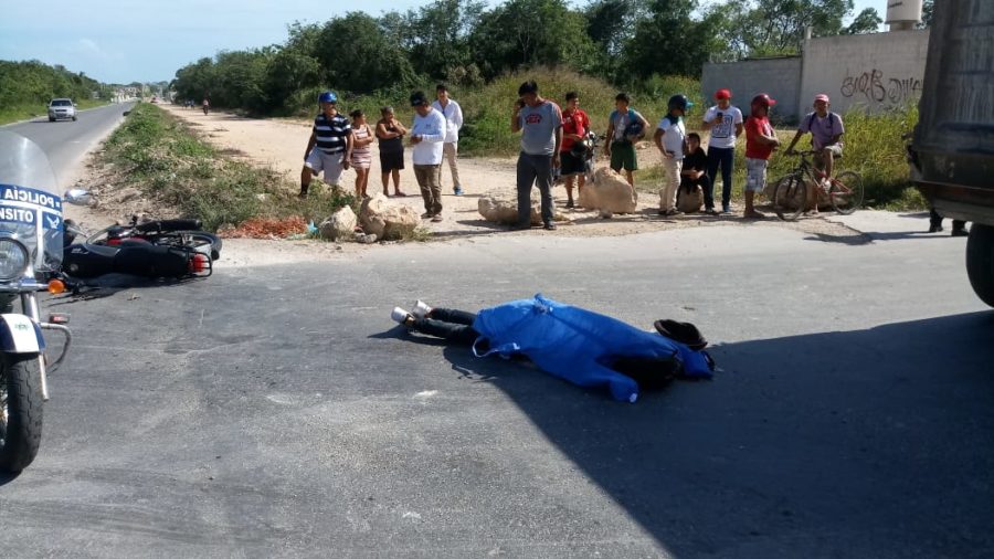 motociclista fallece en el fraccionamiento Américas II de Chetumal