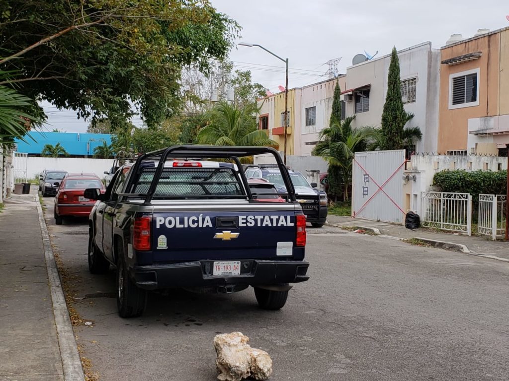 Domicilio usado por narcos asegurado en fraccionamiento Andalucía de Cancún