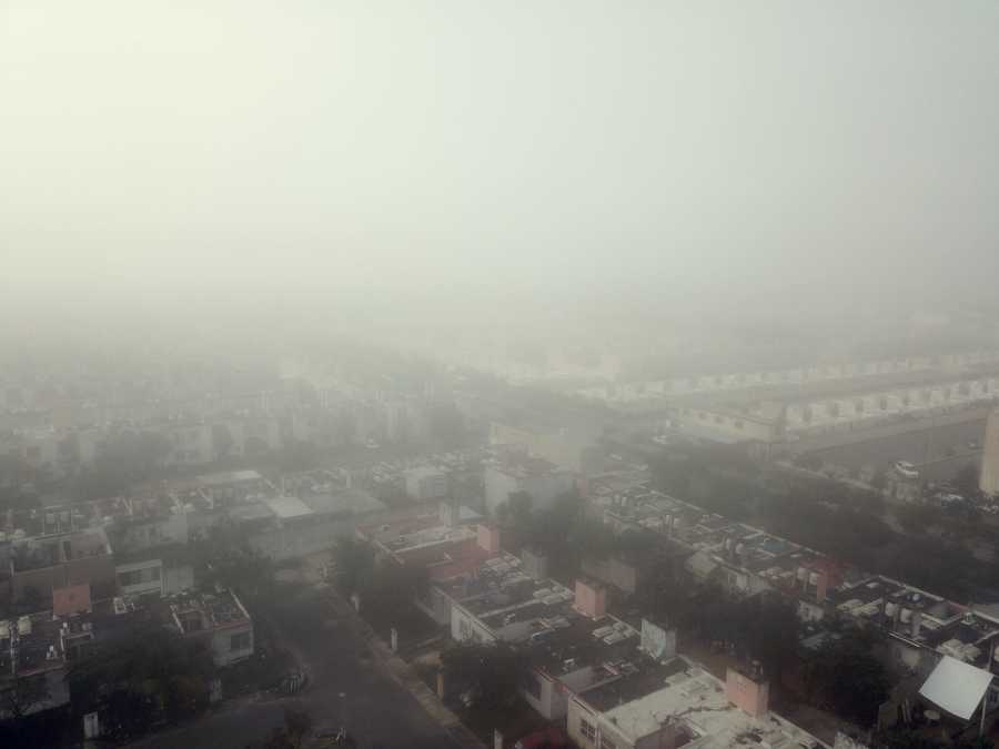 neblina en Cancún
