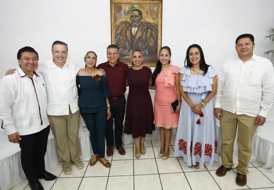 Se reúne Mara Lezama con diputados federales en Cancún