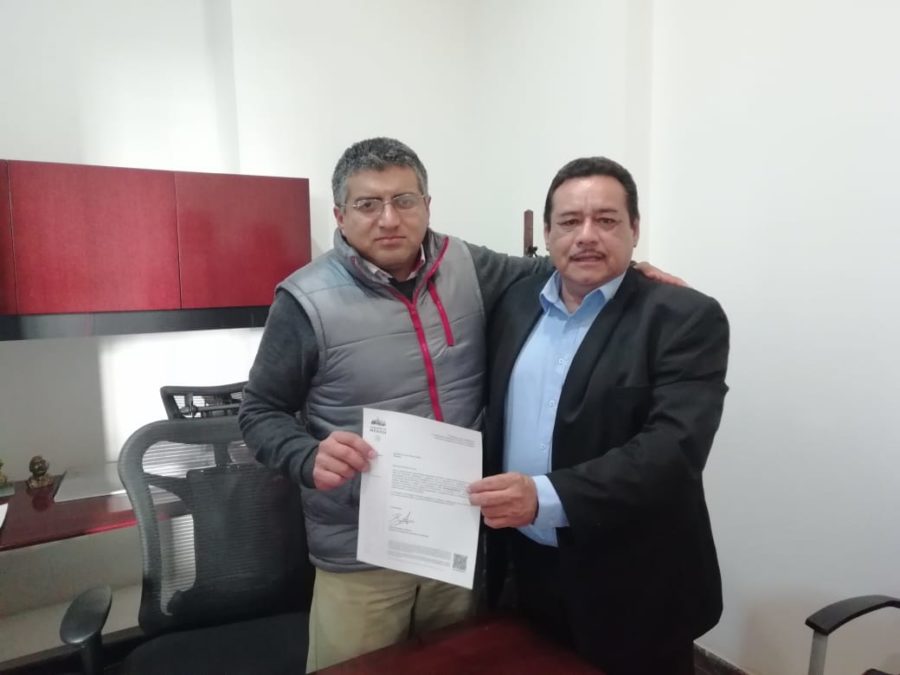 Habitantes del ejido de Santa Elena entregaron una solicitud formal al presidente AndrÉs Manuel López Obrador para que el centro de mantenimiento del Tren Maya sea instalado en dicho lugar