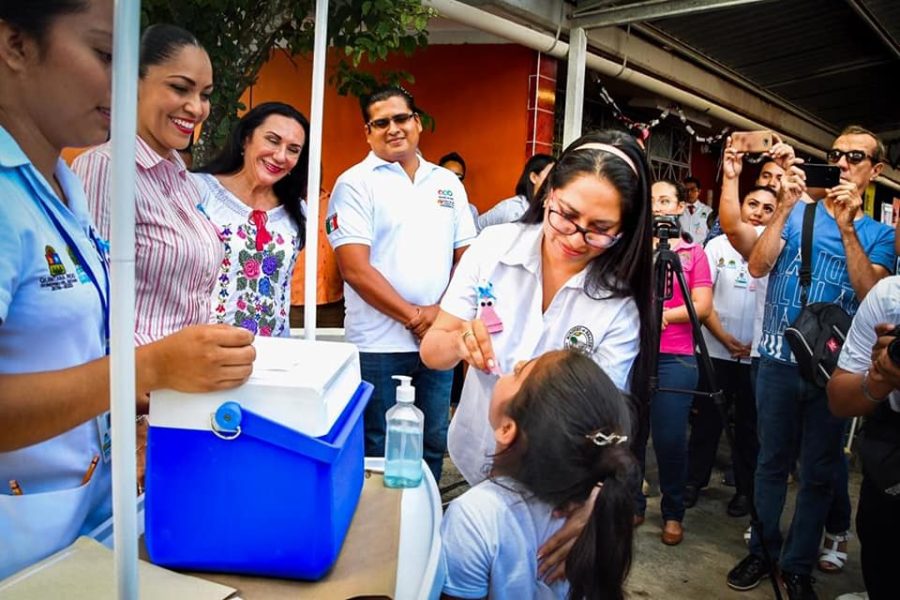 la Primera Semana Binacional de Salud, del 23 de febrero al 1 de marzo, en la que se aplicarán más de 70 mil dosis sólo en la zona norte de Quintana Roo.