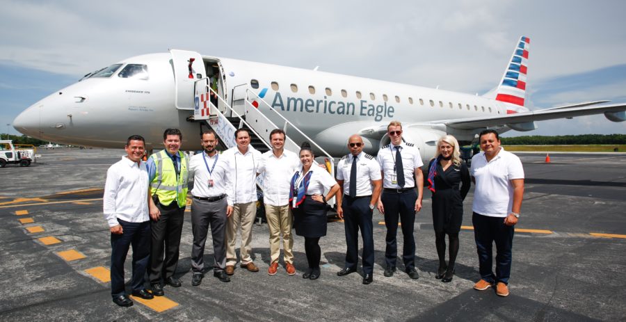 AUMENTA CONECTIVIDAD AÉREA: Reanuda American Airlines vuelo Miami-Cozumel;  prevén apertura de la ruta Houston-Cozumel vía Southwest - Noticaribe