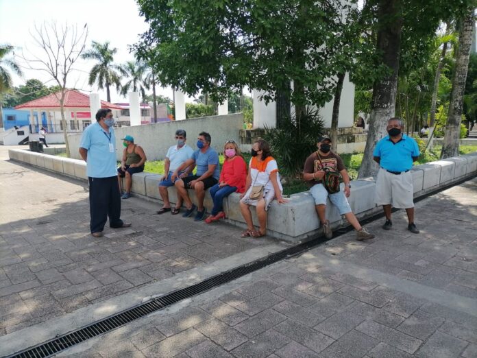 protesta en Felipe Carrillo Puerto