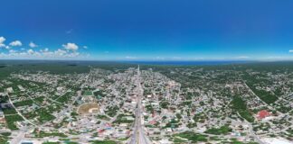 Vista panorámica de Tulum