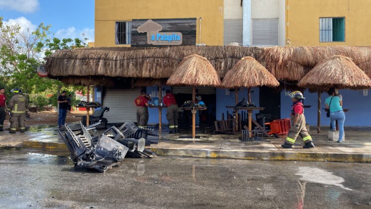 SINIESTRO EN 'LA PALAPITA': Se incendia bar en fraccionamiento al norte de  Cancún, sin lesionados pero cuantiosos daños - Noticaribe