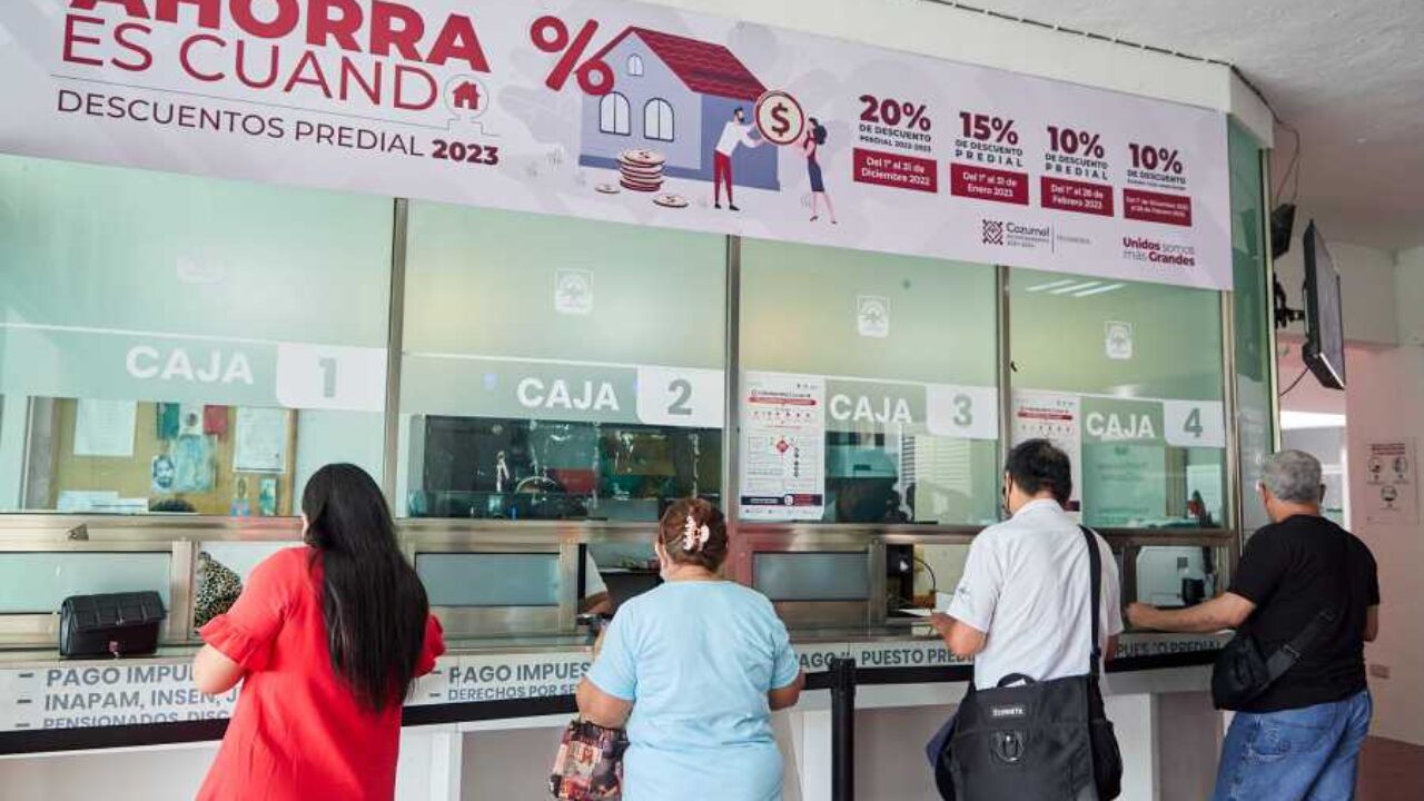 INCENTIVOS FISCALES DE FIN DE AÑO: Quedan pocos días para aprovechar 20% de  descuento en impuesto predial en Cozumel - Noticaribe