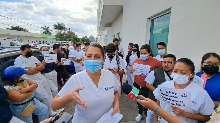 CRECE CONFLICTO EN HOSPITAL PRIVADO: Se suman trabajadores de Costamed  Cozumel a manifestación para exigir mejores condiciones laborales -  Noticaribe