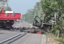 Mueren tres militares tras choque e incendio en la carretera Carmen–Frontera