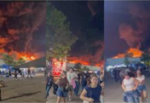 MEGA INCENDIO EN FERIA TABASCO: Arde la Nave 1 en el parque ‘Dora María’ durante la tradicional celebración anual; reportan cinco muertos