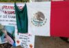 Cumple colectivo Madres Buscadoras 2 días de protesta en el aeropuerto de Cancún