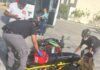 Deja tres lesionados choque entre mototaxi y motocicleta en la Región 260 de Cancún