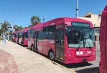 Llegan a Chetumal los primeros autobuses eléctricos para MOBI
