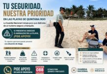 Lanza Guardia Nacional campaña de “vigilancia en playas de Quintana Roo” en redes sociales