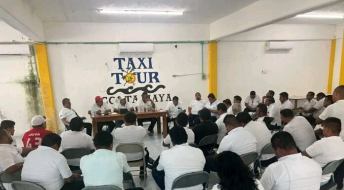 SOMBRA DE CORRUPCIÓN POR IRREGULARIDADES EN PROCESO DE ENTREGA: Piden socios del sindicato de taxistas de Mahahual intervención de Imoveqroo para aclarar destino de 19 nuevas concesiones