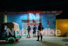 Roban joyería en pleno centro de José María Morelos; propietario resulta lesionado