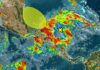 Se forma sistema frente a Quintana Roo; tiene 10% de potencial ciclónico