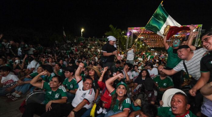 Quintana Roo celebra el pase de México a octavos de final con multitudinarios Fut Fest