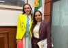ENCUENTRO EN PALACIO NACIONAL: Mara Lezama analiza con Altagracia Gómez proyectos de infraestructura energética para Quintana Roo