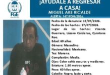 Continúa búsqueda de adulto mayor desaparecido en Lázaro Cárdenas