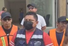 Protestan trabajadores por falta de pago de constructora Grupo Bec en Cancún