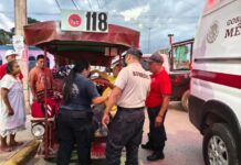 Hombre es atacado con un machete en calles de José María Morelos