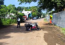 Motociclista lesionado tras choque entre dos unidades en la colonia Miraflores