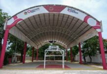 Tras más de 30 años de espera, estudiantes de la Técnica 21 estrenan domo en Cancún