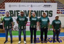 Estefanía Mercado inaugura el curso de verano Baaxlo’ob Paalalo’ob “Deportilandia 2026” en Playa del Carmen