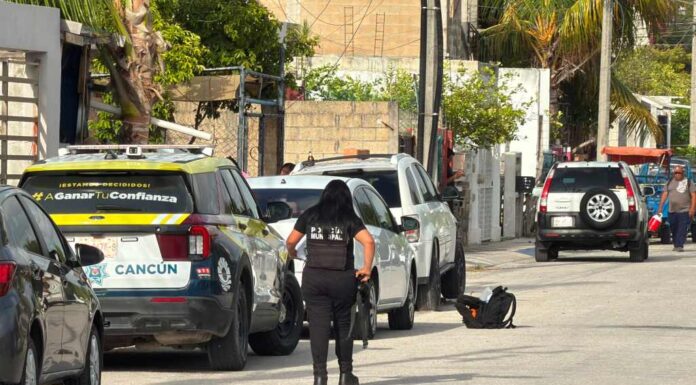 Localizan a un hombre asesinado en el fraccionamiento Paseos Kabah de Cancún