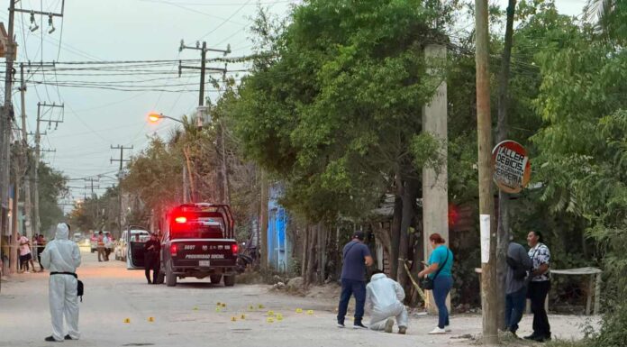 EJECUCIÓN AL CAER LA TARDE: Ataque armado cobra la vida de un hombre en la colonia Valle Verde de Cancún