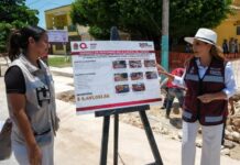 Despliega Mara Lezama programa de atención a desfondes en 8 colonias de Chetumal a fin de resolver el problema de los socavones