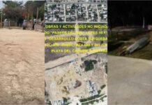 CONFLICTO EN LOS LINDEROS DE LA COLOSIO: Vecinos impiden colocación de malla en predio en litigio Chenzubul por temor a restringir acceso a la Playa 72