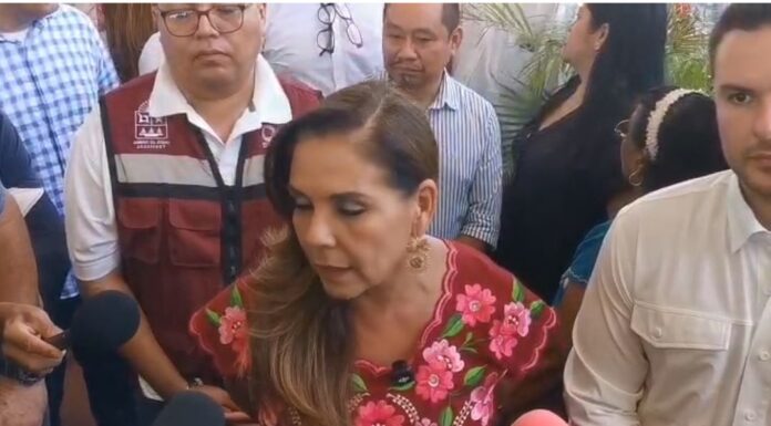 “DECLARATORIA DE EMERGENCIA ES COMPETENCIA FEDERAL”: Anticipa Mara Lezama que estrategia completa de atención al sargazo deberá estar lista en 15 días; harán promoción intensiva de los anuncios presidenciales para lograr la recuperación económica de Tulum
