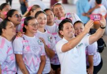 Renán Sánchez Tajonar reconoce la labor del magisterio en el arranque de los Juegos Deportivos, Culturales y Artísticos de los Trabajadores de la Educación