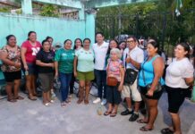Realiza Renán Sánchez Tajonar recorrido por Cozumel para escuchar a la gente