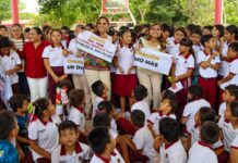 Entrega Mara Lezama domo escolar y mejoras en primaria de Carlos A. Madrazo en OPB