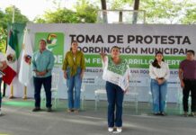 Renán Sánchez Tajonar toma protesta al nuevo Comité Municipal del Partido Verde en Felipe Carrillo Puerto