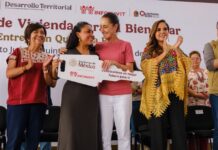 Entregan Claudia Sheinbaum y Mara Lezama viviendas en Cancún y consolidan el programa Vivienda para el Bienestar