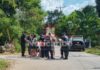 Joven derrapa con motocicleta y termina con posible fractura en José María Morelos