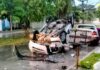 Exceso de velocidad provoca volcadura en la colonia ‘Barrio Bravo’ de Chetumal